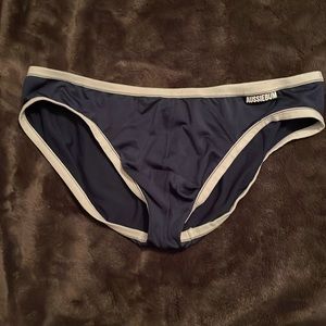 Navy Blue Aussiebum Mesh Billy Brief